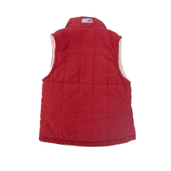 Girls' Joules Outerwear Vest Size XS 2-3 Years Red Cozy Fur Soft - Picture 2 of 5